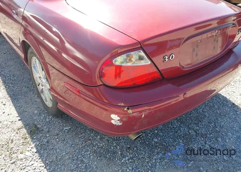 2002 Jaguar S-Type 3.0L V6 из США, поврежденный, VIN SAJDA03N52FM38195